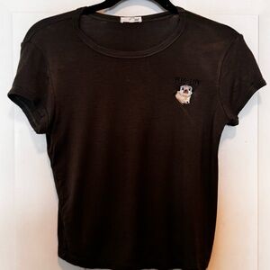 Wet Seal Pug Life Graphic T-Shirt
